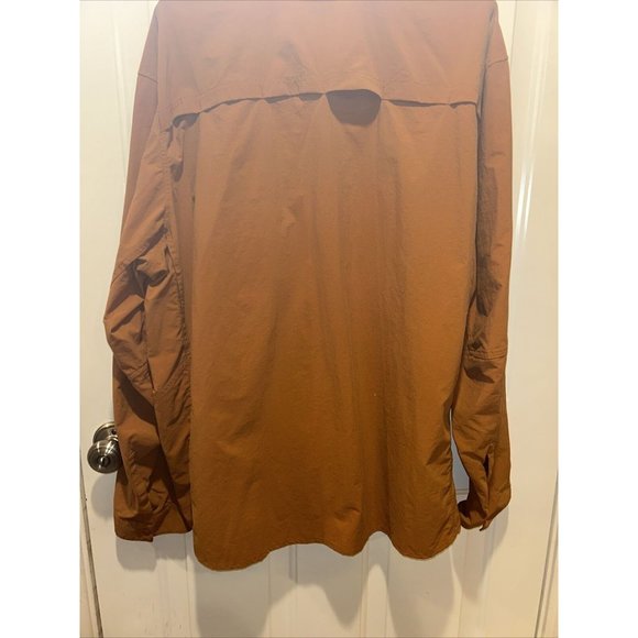 REI Co-op Size XXL Men's Long Sleeve Button Up Shirt Vented Fishing Hiking Brown - Picture 4 of 8